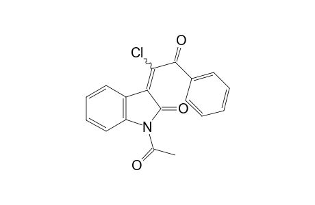 1-acetyl-3-(1-chloro-2-oxo-2-phenyl-ethylidene)indolin-2-one