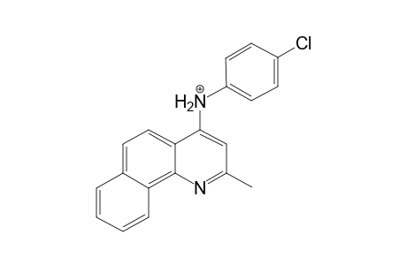 (4-chlorophenyl)-(2-methyl-4-benzo[h]quinolinyl)ammonium