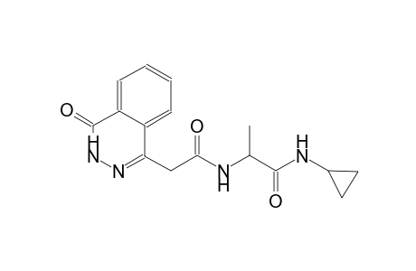 1-phthalazineacetamide, N-[(1S)-2-(cyclopropylamino)-1-methyl-2-oxoethyl]-3,4-dihydro-4-oxo-