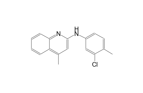 2-quinolinamine, N-(3-chloro-4-methylphenyl)-4-methyl-