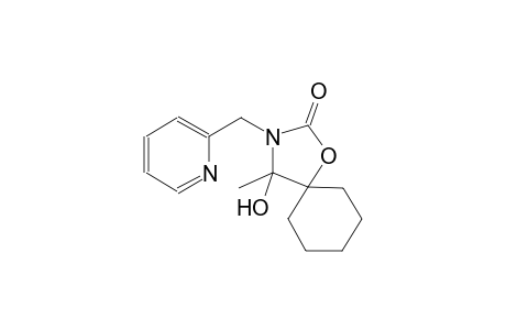 4-Hydroxy-4-methyl-3-(2-pyridinylmethyl)-1-oxa-3-azaspiro[4.5]decan-2-one