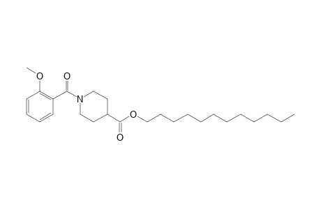 Isonipecotic acid, N-(2-methoxybenzoyl)-, dodecyl ester