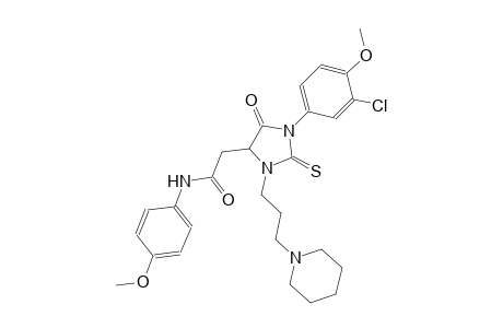 4-imidazolidineacetamide, 1-(3-chloro-4-methoxyphenyl)-N-(4-methoxyphenyl)-5-oxo-3-[3-(1-piperidinyl)propyl]-2-thioxo-