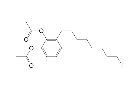 3-(8-iodooctyl)catechol Diacetate