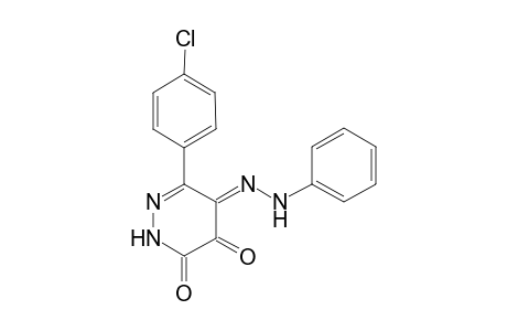 (5Z)-6-(4-Chlorophenyl)-3,4,5(2H)-pyridazinetrione 5-(phenylhydrazone)