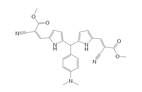 [p-(N,N-Dimethylamino)phenyl]-5,5'-bis[2"-cyano-2"-(methoxycarbonyl)vinyl]-dipyrromethane