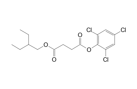 Succinic acid, 2,4,6-trichlorophenyl 2-ethylbutyl ester