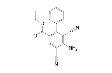 5-amino-4,6-dicyano-biphenyl-2-carboxylic acid ethyl ester
