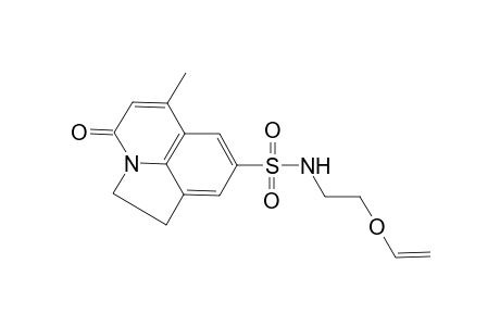 4H-Pyrrolo[3,2,1-ij]quinoline-8-sulfonamide, N-[2-(ethenyloxy)ethyl]-1,2-dihydro-6-methyl-4-oxo-