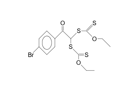 (4-Bromo-benzoyl)-methylene-bis(ethyl-xanthogenate)
