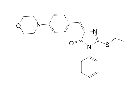 4H-imidazol-4-one, 2-(ethylthio)-3,5-dihydro-5-[[4-(4-morpholinyl)phenyl]methylene]-3-phenyl-, (5E)-