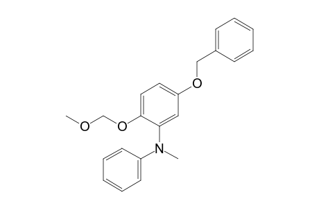 N-(5-Benzyloxy-2-methoxymethoxyphenyl)-N-methylaniline