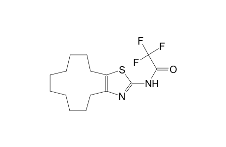 N-(4,5,6,7,8,9,10,11,12,13-decahydrocyclododeca[d][1,3]thiazol-2-yl)-2,2,2-trifluoroacetamide