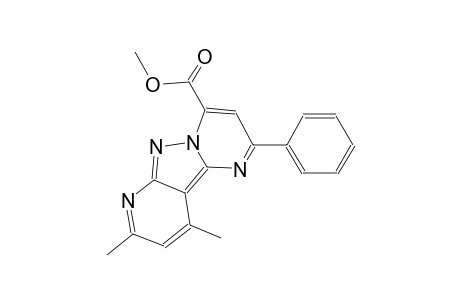pyrido[2',3':3,4]pyrazolo[1,5-a]pyrimidine-4-carboxylic acid, 8,10-dimethyl-2-phenyl-, methyl ester