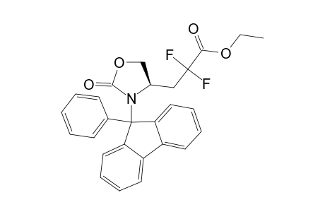 ETHYL-(4S)-2-OXO-3-(9-PHENYLFLUOREN-9-YL)-OXAZOLIDINE-4-(2',2'-DIFLUORO)-PROPANOATE