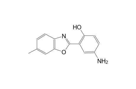 4-amino-2-(6-methyl-1,3-benzoxazol-2-yl)phenol