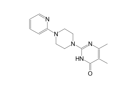4(3H)-pyrimidinone, 5,6-dimethyl-2-[4-(2-pyridinyl)-1-piperazinyl]-