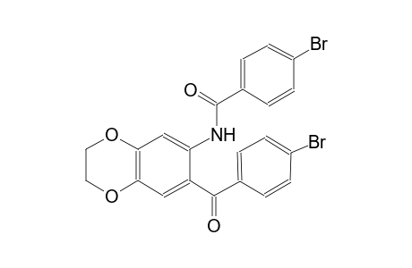 benzamide, 4-bromo-N-[7-(4-bromobenzoyl)-2,3-dihydro-1,4-benzodioxin-6-yl]-