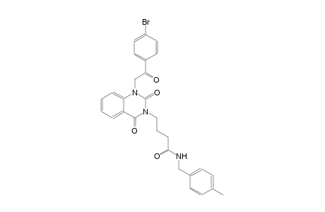 4-(1-[2-(4-bromophenyl)-2-oxoethyl]-2,4-dioxo-1,4-dihydro-3(2H)-quinazolinyl)-N-(4-methylbenzyl)butanamide