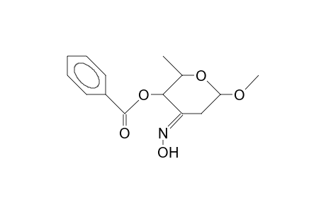 Methyl-4-O-benzoyl-2,6-dideoxy.beta.-threo-hexopyranosid-3-ulose anti-oxime