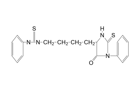 L-1-[4-(5-OXO-1-PHENYL-2-THIOXO-4-IMIDAZOLIDINYL)BUTYL]-3-PHENYL-2-THIOUREA
