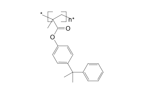 Poly[4-(alpha,alpha-dimethylbenzyl)phenyl methacrylate]