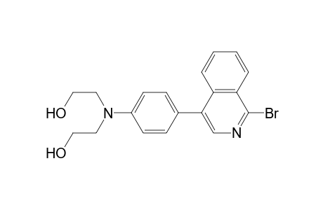 4-[p-Bis(2-hydroxyethyl)amino]phenyl-1-bromoisoquinoline