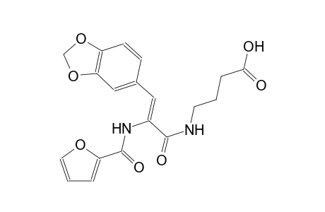 4-{[(2Z)-3-(1,3-benzodioxol-5-yl)-2-(2-furoylamino)-2-propenoyl]amino}butanoic acid