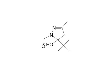 5-tert-Butyl-5-hydroxy-3-methyl-4,5-dihydro-1H-pyrazole-1-carbaldehyde