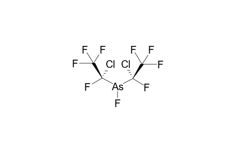ERYTHRO-BIS(1-CHLOROTETRAFLUOROETHYL)FLUOROARSINE