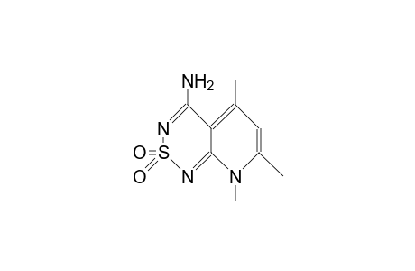 4-Amino-5,7,8-trimethyl-pyrido(2,3-C)(1,2,6)thiadiazine 2,2-dioxide