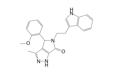 pyrrolo[3,4-c]pyrazol-6(1H)-one, 4,5-dihydro-5-[2-(1H-indol-3-yl)ethyl]-4-(2-methoxyphenyl)-3-methyl-