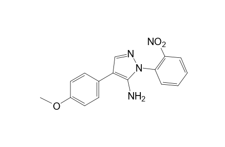 5-amino-4-(p-methoxyphenyl)-1-(o-nitrophenyl)pyrazole