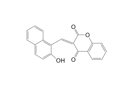 3-(2'-Hydroxynaphthylmethylene)-2,4-diketochroman