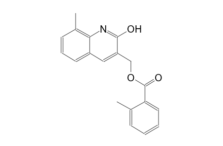 (2-hydroxy-8-methyl-3-quinolinyl)methyl 2-methylbenzoate