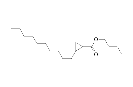 Cyclopropanecarboxylicacid, 2-decyl-, butyl ester