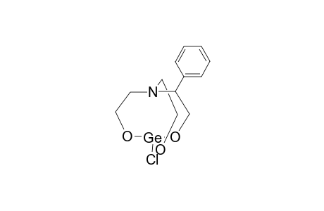 1-Chloro-4-phenylgermatrane [1-Chloro-4-phenyl-5-aza-1-germa-2,8,9-trioxatricyclo[3.3.3.0(1,5)]undecane]
