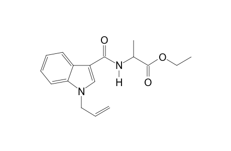 Ethyl 2-([(1-[prop-2-en-1-yl]-1H-indol-3-yl)carbonyl]amino)propanoate