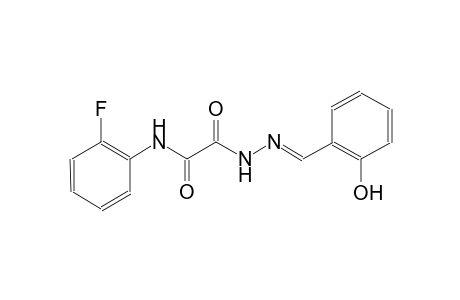 N-(2-fluorophenyl)-2-[(2E)-2-(2-hydroxybenzylidene)hydrazino]-2-oxoacetamide