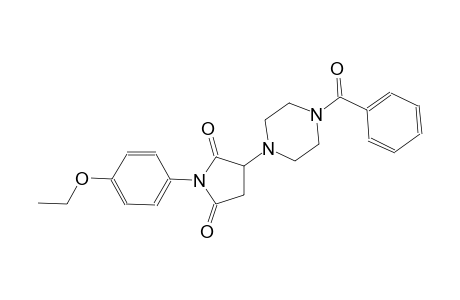 3-(4-benzoyl-1-piperazinyl)-1-(4-ethoxyphenyl)-2,5-pyrrolidinedione