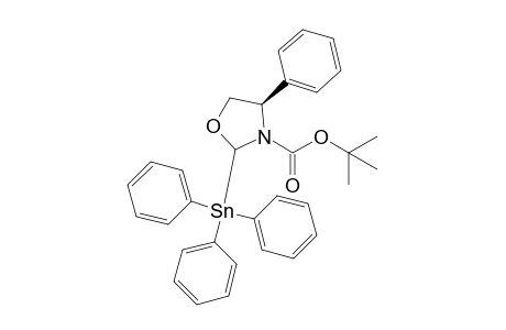 (2S,4R)-4-phenyl-2-triphenylstannyl-3-oxazolidinecarboxylic acid tert-butyl ester