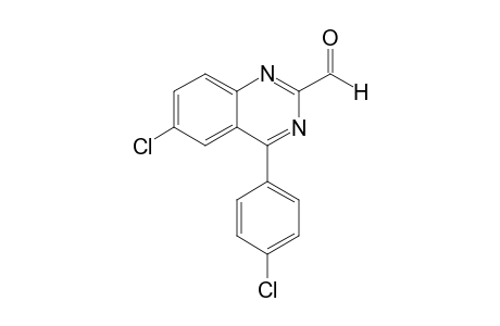 6-Chloro-4-(2-chlorophenyl)quinazoline-2-carboxaldehyde