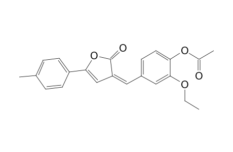 3-(4'-Acetoxy-3'-ethoxybenzylidene)-5-(p-methylphenyl)-2(3H)-furanone