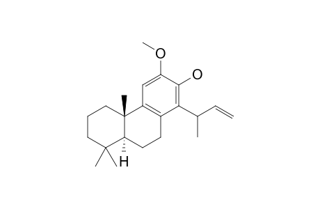 12-Methoxy-13-hydroxy-14-(1-methylallyl)-podocarpa-8,11,13-triene