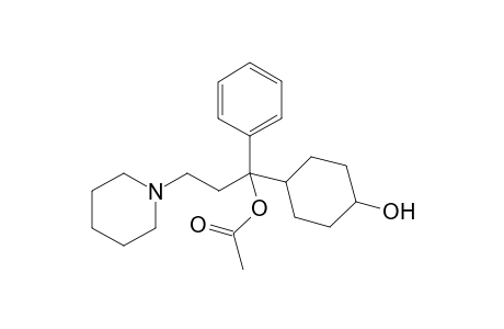 1-Acetoxy-1-phenyl-1-(4-hydroxycyclohexyl)-3-piperidinylpropane