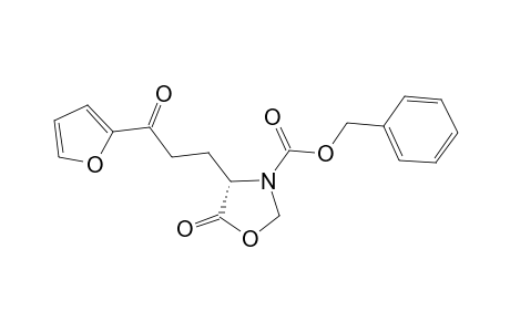 (4S)-3-Benzyloxycarbonyl-4-[3'-oo-3'-(2"-furyl)propyl]oxazolidin-5-one