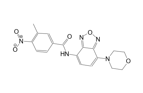3-methyl-N-[7-(4-morpholinyl)-2,1,3-benzoxadiazol-4-yl]-4-nitrobenzamide