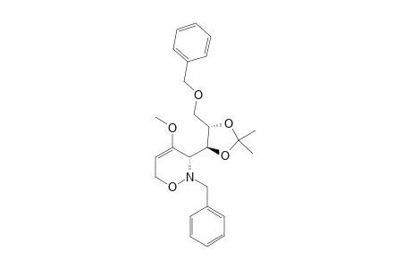 (3S,4'R,5'S)-2-BENZYL-3-(5'-BENZYLOXYMETHYL-2',2'-DIMETHYL-1',3'-DIOXOLAN-4'-YL)-4-METHOXY-3,6-DIHYDRO-2H-[1,2]-OXAZINE