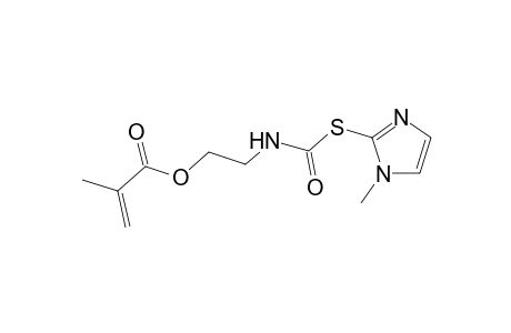 2-Propenoic acid, 2-methyl-, 2-[[[(1-methyl-1H-imidazol-2-yl)thio]carbonyl]amino]ethyl ester