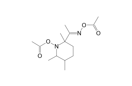 (1-ACETOXY-2,5,6-TRIMETHYLPIPERID-2-YL)-METHYLKETON-O-ACETYLOXIME